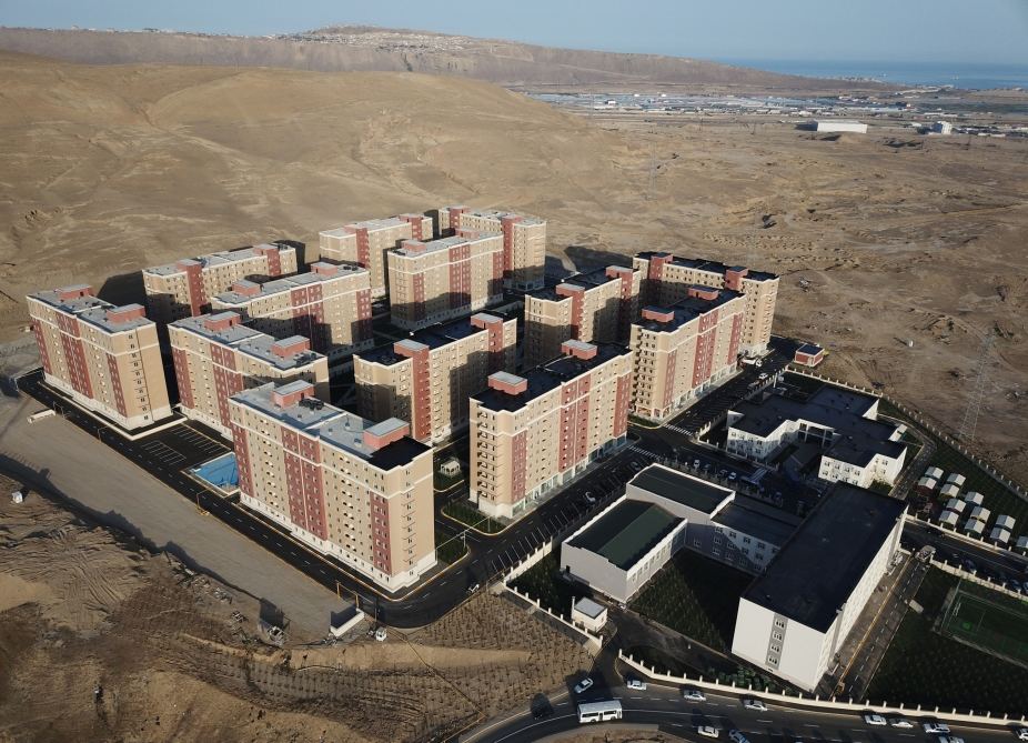 Prezident İlham Əliyev və birinci xanım Mehriban Əliyeva məcburi köçkünlər üçün salınmış “Qobu Park-3” yaşayış kompleksinin açılışında iştirak ediblər (FOTO/VİDEO) (YENİLƏNİB-2)