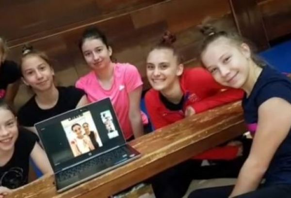 Karantin günlərində bədii gimnastlardan xarici idmançılara ustad dərsləri