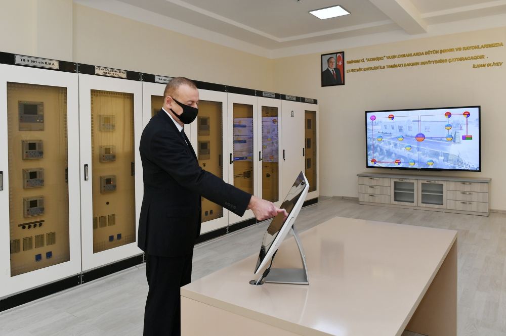 “Tərtər” elektrik yarımstansiyası yenidənqurmadan sonra istismara verilib (FOTO/VİDEO) (YENİLƏNİB)