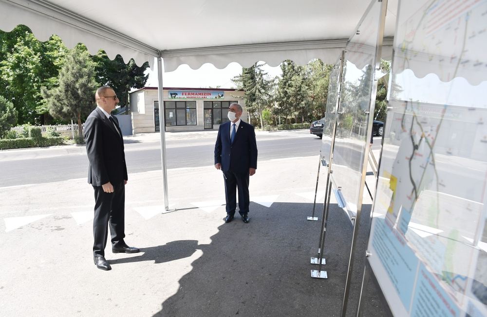 Buruc-Gülabatlı-Xoruzlu-Kəbirli-Bayandurlu-Qaradağlı yolu yenidənqurmadan sonra istifadəyə verilib (FOTO/VİDEO) (YENİLƏNİB)