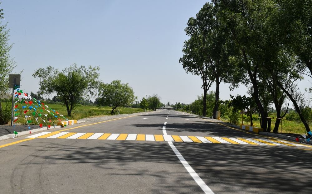 Buruc-Gülabatlı-Xoruzlu-Kəbirli-Bayandurlu-Qaradağlı yolu yenidənqurmadan sonra istifadəyə verilib (FOTO/VİDEO) (YENİLƏNİB)