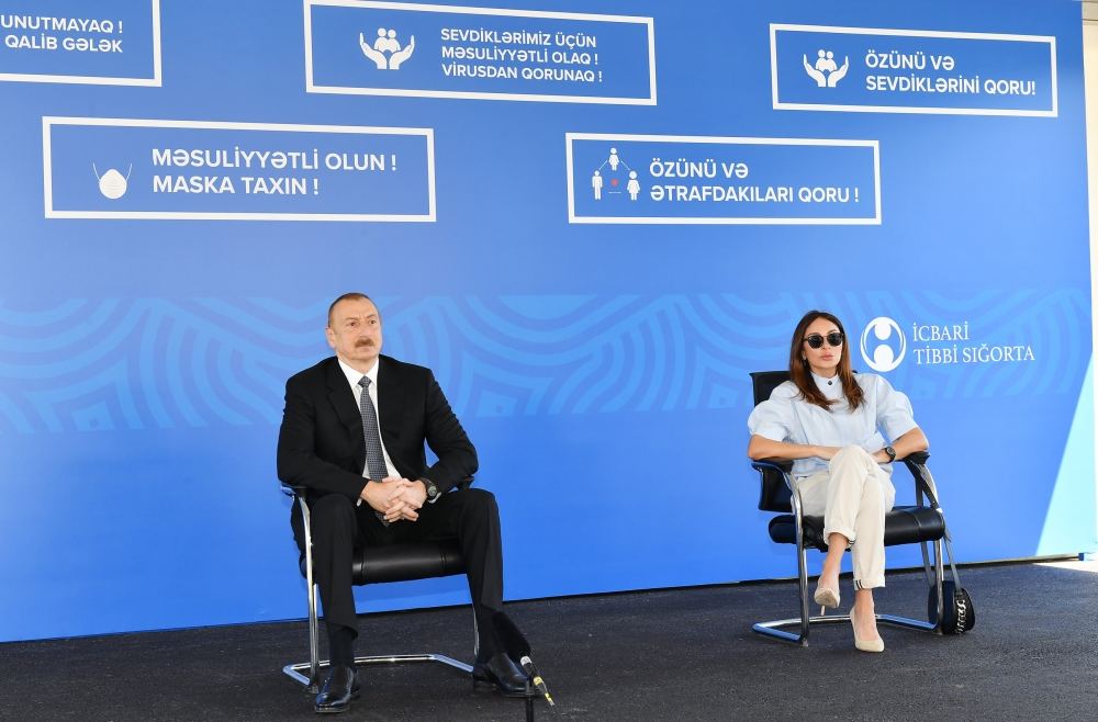 Prezident İlham Əliyevin və birinci xanım Mehriban Əliyevanın iştirakı ilə üç modul tipli xəstəxananın açılışı olub (FOTO/VİDEO) (YENİLƏNİB)