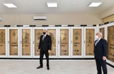 Prezident İlham Əliyev Bakının Xətai rayonunda “Azərenerji”nin “Əhmədli” yarımstansiyasının açılışında iştirak edib (FOTO) (YENİLƏNİB)