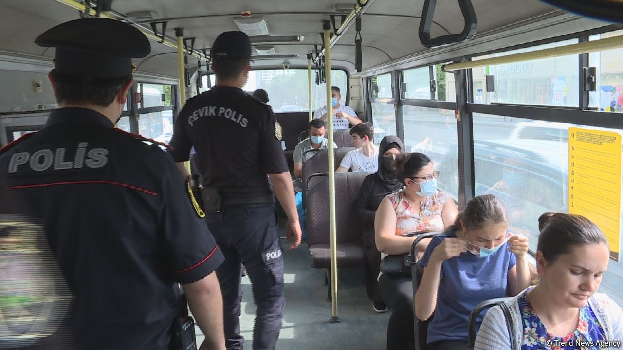 BNA: Avtobusda maskasız sərnişin aşkarlanarsa, polisə məlumat veriləcək