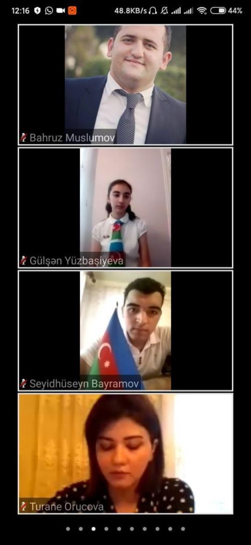 Milli Məclisin Gənclər və idman komitəsi gənclərlə onlayn konfrans keçirib (FOTO)