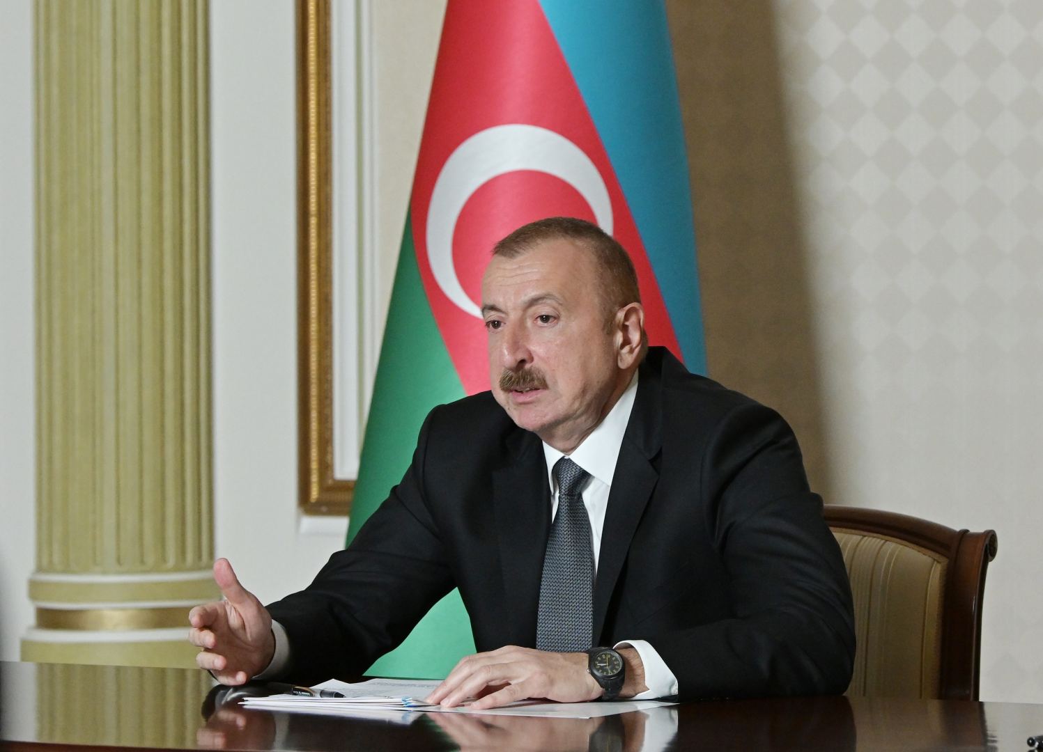 Prezident İlham Əliyevlə Dünya Bankının yeni vitse-prezidenti və digər nümayəndələri arasında videokonfrans keçirilib (FOTO)