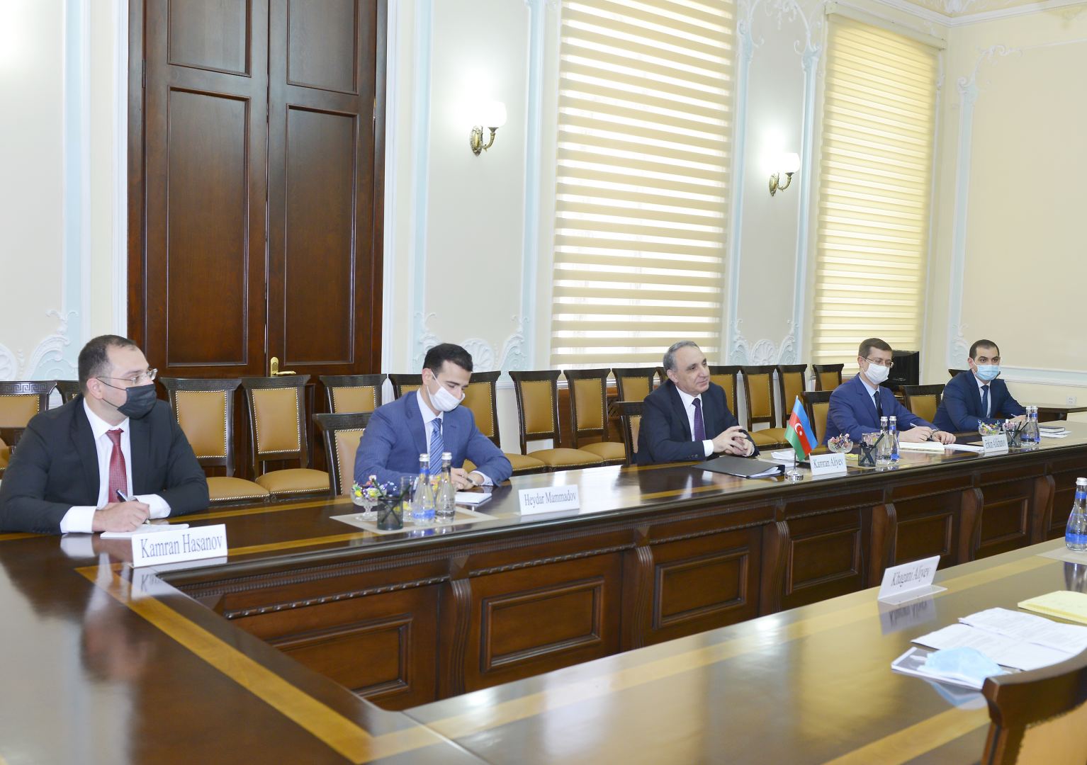 Baş prokuror Kamran Əliyev ABŞ-ın Azərbaycandakı səfiri ilə görüşüb (FOTO)