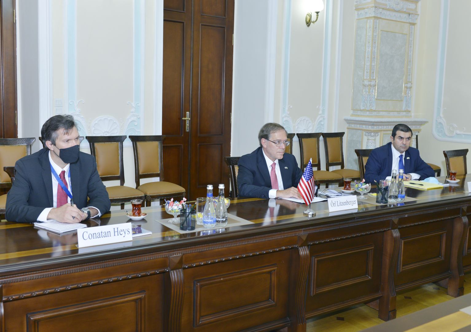 Baş prokuror Kamran Əliyev ABŞ-ın Azərbaycandakı səfiri ilə görüşüb (FOTO)