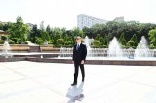 Prezident İlham Əliyev Bakının Neapol küçəsindəki yerüstü piyada keçidinin açılışında iştirak edib (FOTO/VİDEO) (YENİLƏNİB)