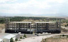 Prezident İlham Əliyev Gəncə İdman Sarayının tikintisi ilə tanış olub (FOTO/VİDEO) (YENİLƏNİB)