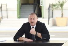 Prezident İlham Əliyev Müdafiə Nazirliyinin "N" saylı hərbi hissəsinin açılışında iştirak edib (FOTO/VİDEO) (YENİLƏNİB-2)