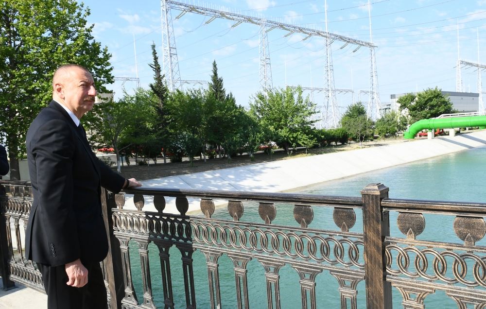 Prezident İlham Əliyev “Azərbaycan” İstilik Elektrik Stansiyasının əsaslı yenidənqurmadan sonra istifadəyə verilməsi tədbirində iştirak edib (FOTO/VİDEO) (YENİLƏNİB-2)