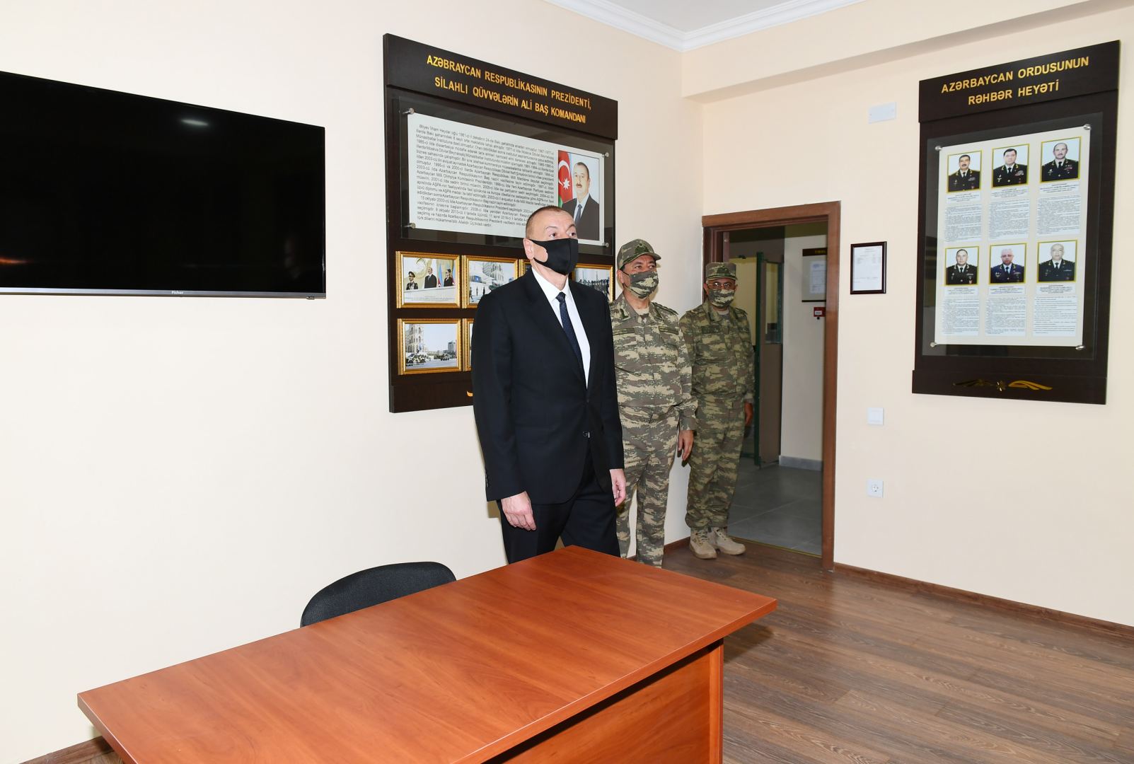Prezident İlham Əliyev Müdafiə Nazirliyinin "N" saylı hərbi hissəsinin açılışında iştirak edib (FOTO/VİDEO) (YENİLƏNİB-2)
