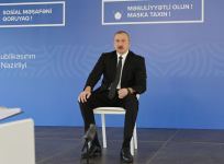 Prezident İlham Əliyev və birinci xanım Mehriban Əliyeva Bakının Xətai rayonunda modul tipli hospitalın açılışında iştirak ediblər (FOTO/VİDEO) (YENİLƏNİB-2)