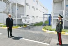 Prezident İlham Əliyev və birinci xanım Mehriban Əliyeva Bakının Xətai rayonunda modul tipli hospitalın açılışında iştirak ediblər (FOTO/VİDEO) (YENİLƏNİB-2)