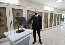 Prezident İlham Əliyev Bakının Nizami rayonunda “Azərenerji” Açıq Səhmdar Cəmiyyətinin yenidən qurulan “8-ci km” yarımstansiyasının açılışında iştirak edib (FOTO) (YENİLƏNİB)