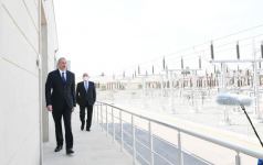 Prezident İlham Əliyev Bakının Nizami rayonunda “Azərenerji” Açıq Səhmdar Cəmiyyətinin yenidən qurulan “8-ci km” yarımstansiyasının açılışında iştirak edib (FOTO) (YENİLƏNİB)