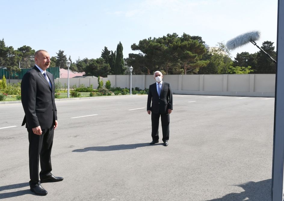 Prezident İlham Əliyev Bakının Nizami rayonunda “Azərenerji” Açıq Səhmdar Cəmiyyətinin yenidən qurulan “8-ci km” yarımstansiyasının açılışında iştirak edib (FOTO) (YENİLƏNİB)