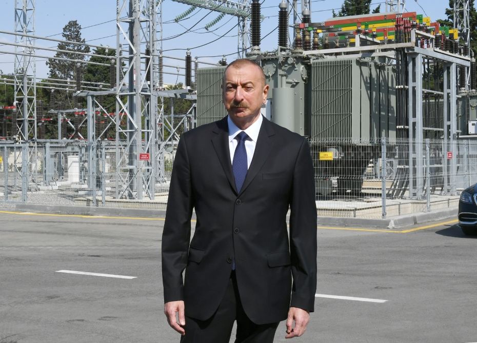 Prezident İlham Əliyev Bakının Nizami rayonunda “Azərenerji” Açıq Səhmdar Cəmiyyətinin yenidən qurulan “8-ci km” yarımstansiyasının açılışında iştirak edib (FOTO) (YENİLƏNİB)