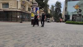 Bakıda küçə və yollarda son vəziyyət (FOTO)