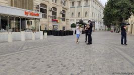 Bakıda küçə və yollarda son vəziyyət (FOTO)