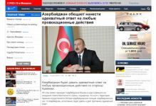 Xarici KİV-lər Ermənistanın hərbi təxribatını geniş işıqlandırır (FOTO)