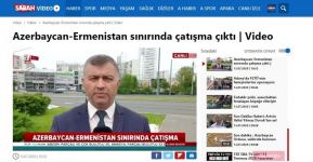 Xarici KİV-lər Ermənistanın hərbi təxribatını geniş işıqlandırır (FOTO)