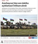 Xarici KİV-lər Ermənistanın hərbi təxribatını geniş işıqlandırır (FOTO)