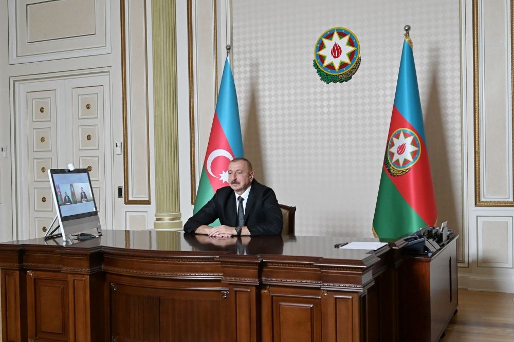 Prezident İlham Əliyev: Biz heç vaxt bizi qane etməyən, yaxud da ki, bizə hansısa problem yarada biləcək sazişə imza atmarıq
