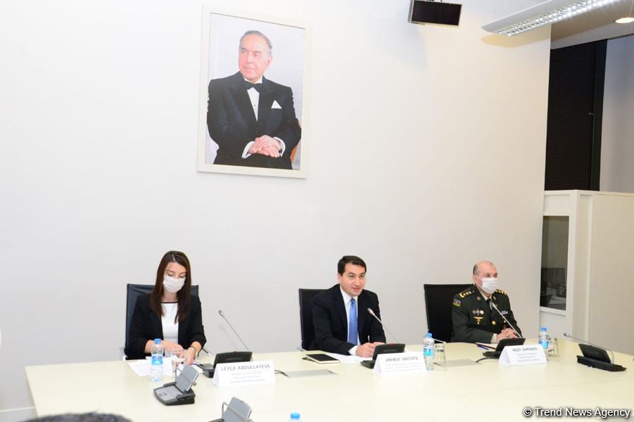 ATƏT-in Minsk qrupunun bu günə qədər apardığı danışıqların heç bir nəticəsi olmayıb - Hikmət Hacıyev (FOTO)