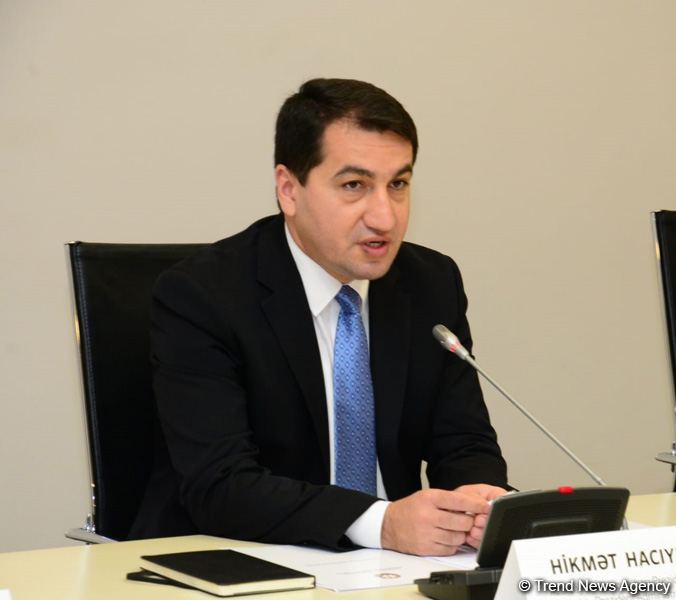 ATƏT-in Minsk qrupunun bu günə qədər apardığı danışıqların heç bir nəticəsi olmayıb - Hikmət Hacıyev (FOTO)
