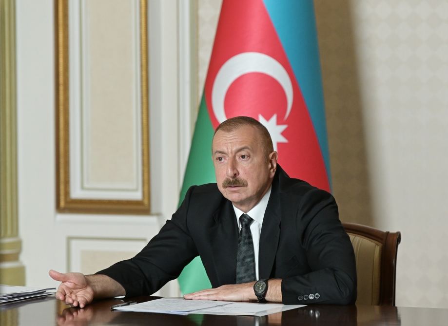 Prezident İlham Əliyevin yanında su təsərrüfatının vəziyyətinə həsr olunmuş videoformatda müşavirə keçirilib (FOTO/VİDEO) (YENİLƏNİB 2)