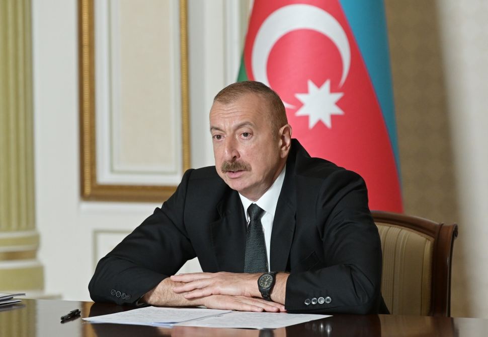 Prezident İlham Əliyevin yanında su təsərrüfatının vəziyyətinə həsr olunmuş videoformatda müşavirə keçirilib (FOTO/VİDEO) (YENİLƏNİB 2)
