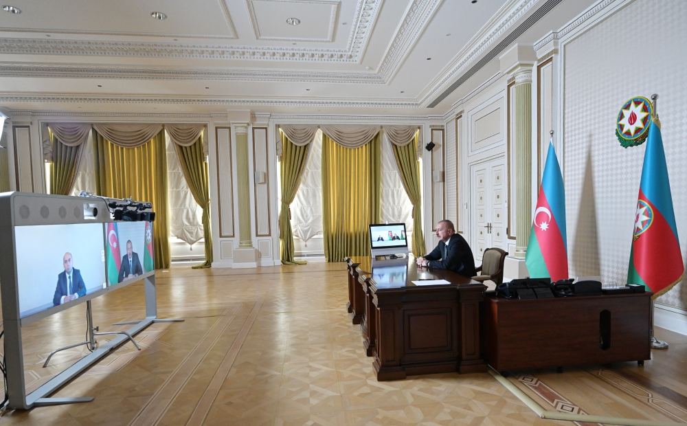 Prezident İlham Əliyev Emin Əmrullayevi Təhsil naziri təyin olunması ilə əlaqədar videoformatda qəbul edib (FOTO/VİDEO) (YENİLƏNİB)