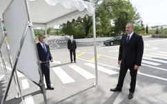 Prezident İlham Əliyev İsmayıllıda Təzəkənd-Ağbulaq-Qoşakənd avtomobil yolunun yenidənqurmadan sonra açılışında iştirak edib (FOTO) (YENİLƏNİB)