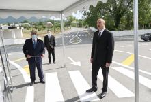 Prezident İlham Əliyev İsmayıllıda Təzəkənd-Ağbulaq-Qoşakənd avtomobil yolunun yenidənqurmadan sonra açılışında iştirak edib (FOTO) (YENİLƏNİB)