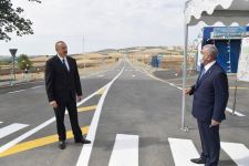 Prezident İlham Əliyev İsmayıllıda Təzəkənd-Ağbulaq-Qoşakənd avtomobil yolunun yenidənqurmadan sonra açılışında iştirak edib (FOTO) (YENİLƏNİB)