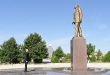 Prezident İlham Əliyev Qobustan rayonuna səfərə gəlib (FOTO) (YENİLƏNİB)