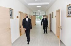 Prezident İlham Əliyev Balakən şəhər Uşaq İncəsənət Məktəbinin yeni binasının açılışında iştirak edib (FOTO) (YENİLƏNİB)