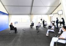 Prezident İlham Əliyev Şəkidə modul tipli xəstəxanada yaradılan şəraitlə tanış olub (FOTO) (YENİLƏNİB)