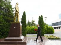 Prezident İlham Əliyev Qəbələ rayonunda da səfərdə olub (FOTO) (YENİLƏNİB)