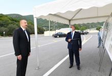 Prezident İlham Əliyev Şəkidə Qoxmuq-Baltalı-Babaratma-Qaradağlı-Qudula-Daşüz avtomobil yolunun açılışında iştirak edib (FOTO) (YENİLƏNİB)