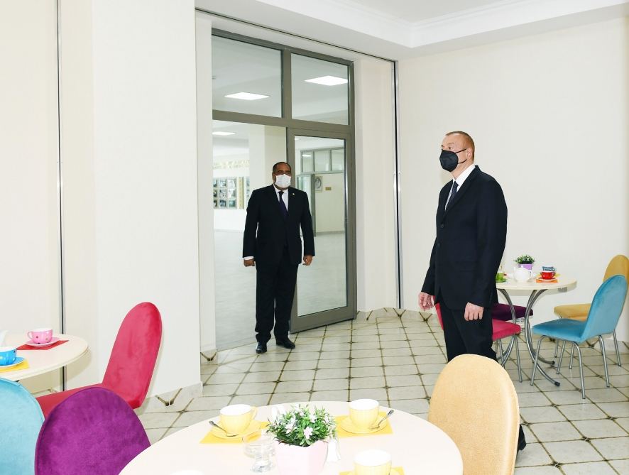 Prezident İlham Əliyev Balakən şəhər Uşaq İncəsənət Məktəbinin yeni binasının açılışında iştirak edib (FOTO) (YENİLƏNİB)