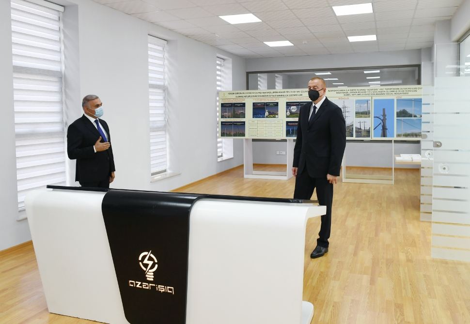 Prezident İlham Əliyev “Azərişıq” ASC-nin Balakən Avtomatik İdarəetmə və Nəzarət Mərkəzinin istifadəyə verilməsi tədbirində iştirak edib (FOTO) (YENİLƏNİB)