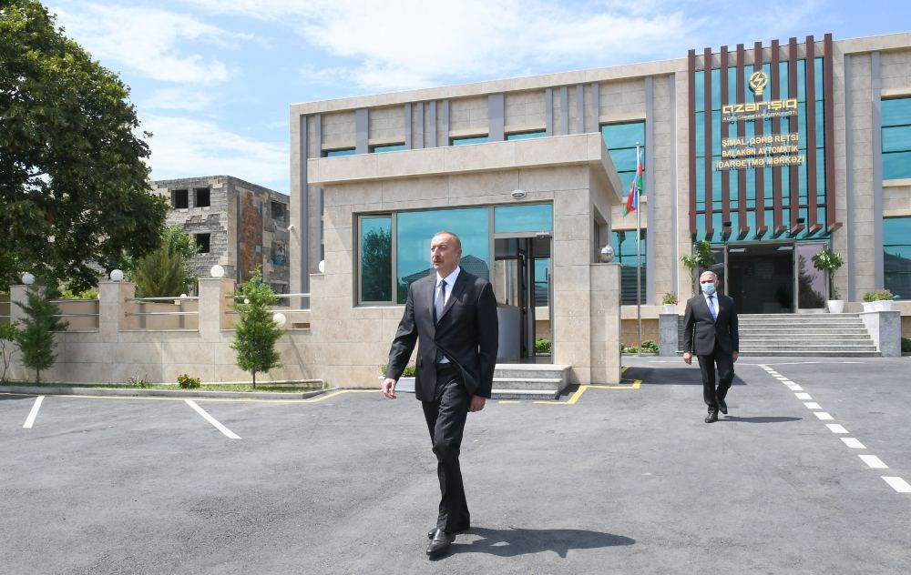 Prezident İlham Əliyev “Azərişıq” ASC-nin Balakən Avtomatik İdarəetmə və Nəzarət Mərkəzinin istifadəyə verilməsi tədbirində iştirak edib (FOTO) (YENİLƏNİB)