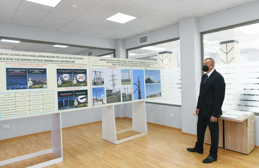 Prezident İlham Əliyev “Azərişıq” ASC-nin Balakən Avtomatik İdarəetmə və Nəzarət Mərkəzinin istifadəyə verilməsi tədbirində iştirak edib (FOTO) (YENİLƏNİB)