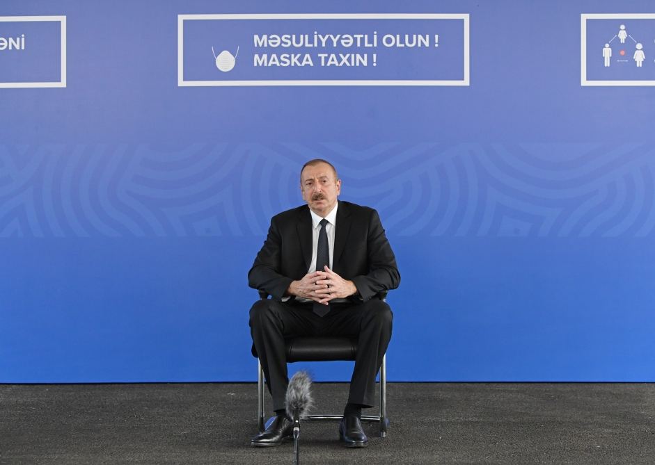 Prezident İlham Əliyev: Hazırda bizim üçün birinci dərəcəli məsələ insanların sağlamlığı, onların həyatıdır