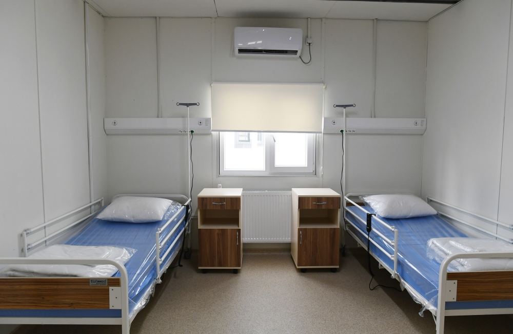 Prezident İlham Əliyev Qəbələdə quraşdırılan modul tipli xəstəxanada yaradılan şəraitlə tanış olub (FOTO) (YENİLƏNİB)