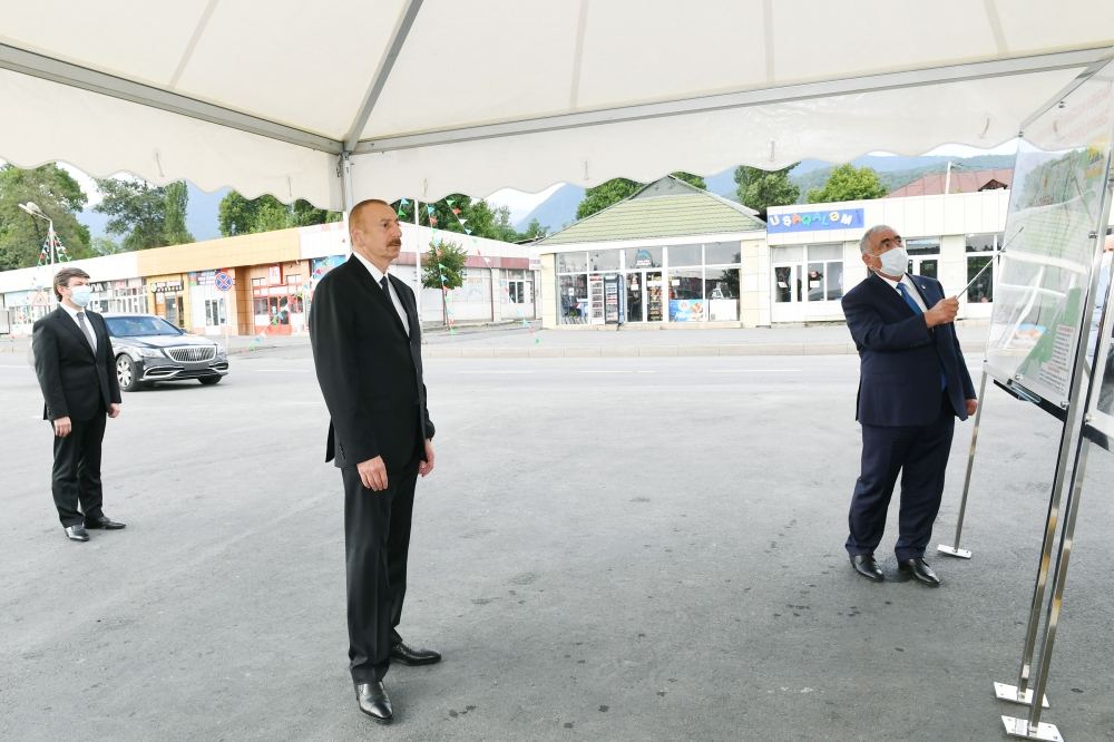 Prezident İlham Əliyev Əmirvan-Vəndam avtomobil yolunun açılışında iştirak edib (FOTO) (YENİLƏNİB)