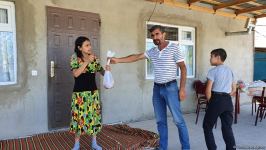 Deputat Sevil Mikayılovanın təşəbbüsü ilə Xudat sakinlərinə Qurban  sovqatları paylanılıb (FOTO)